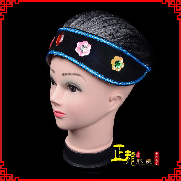 顺平老旦媒婆穷老太婆假发套 老旦头套