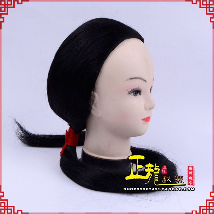 顺平古装影视演出头套花旦假发 真发古装发