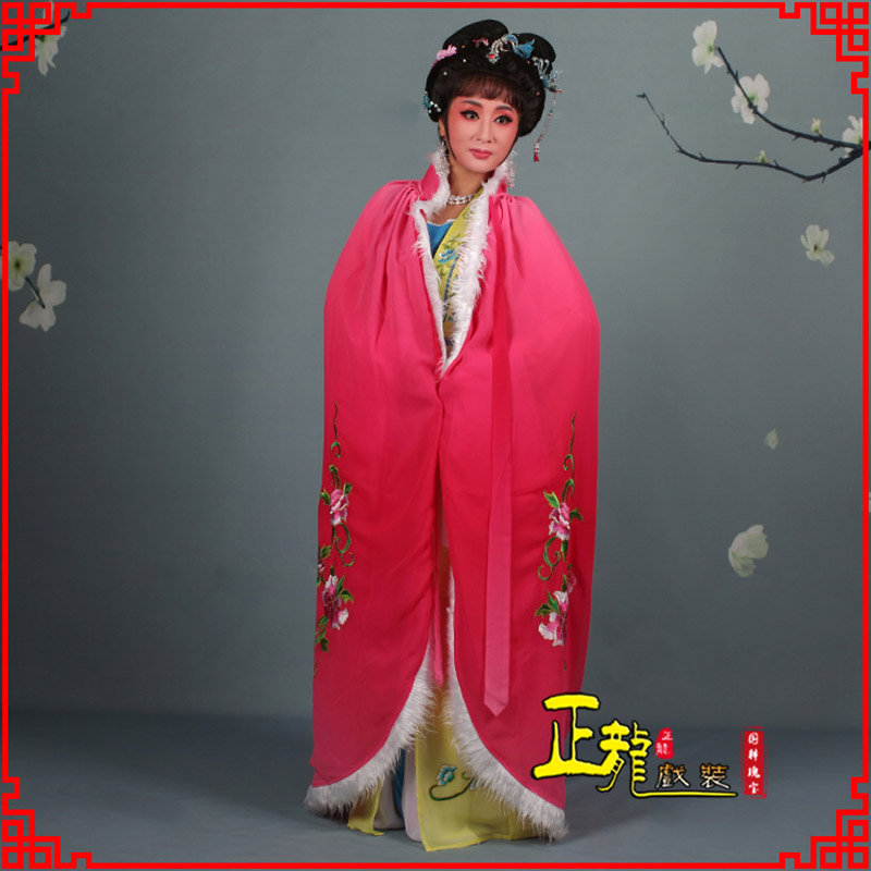 顺平小花旦绣花斗篷 花旦披风