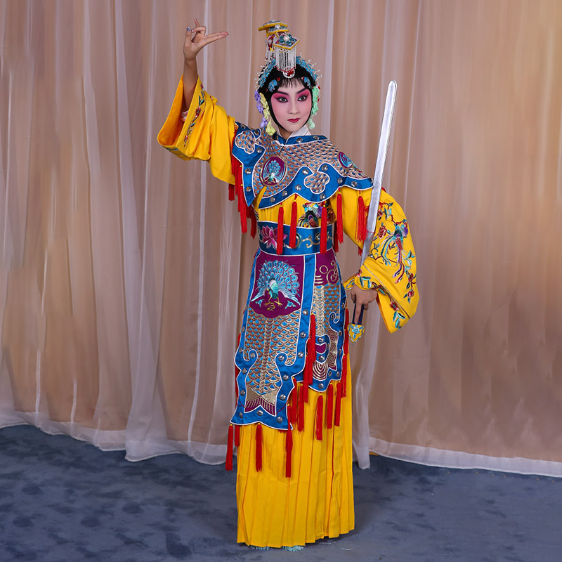 顺平霸王别姬虞姬服 软绉别姬服